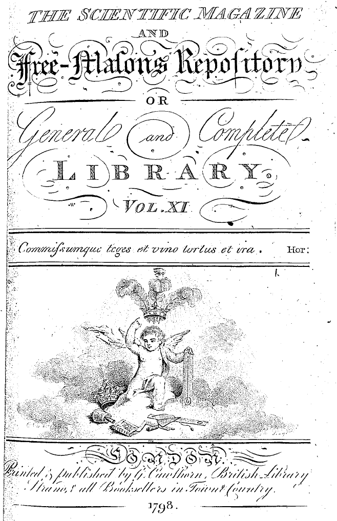 The Freemasons' Magazine