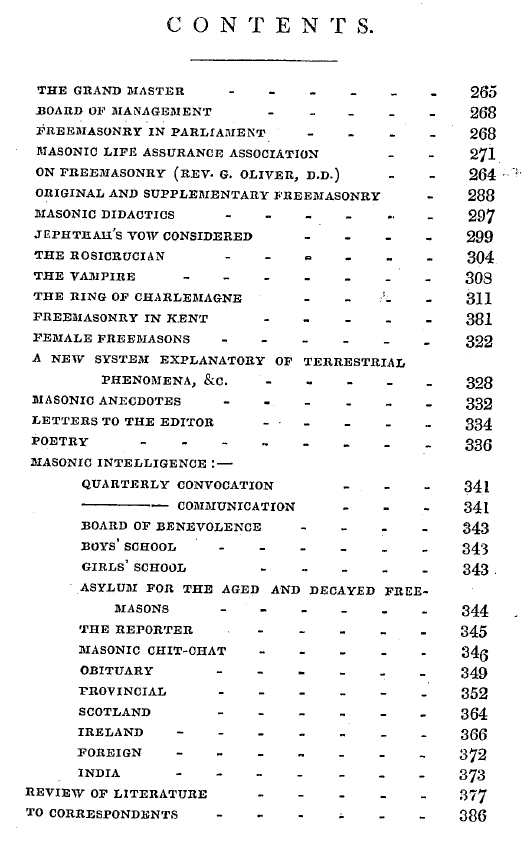 The Freemasons' Quarterly Review