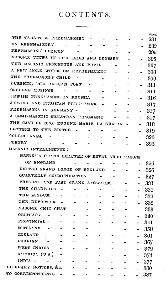 The Freemasons' Quarterly Review