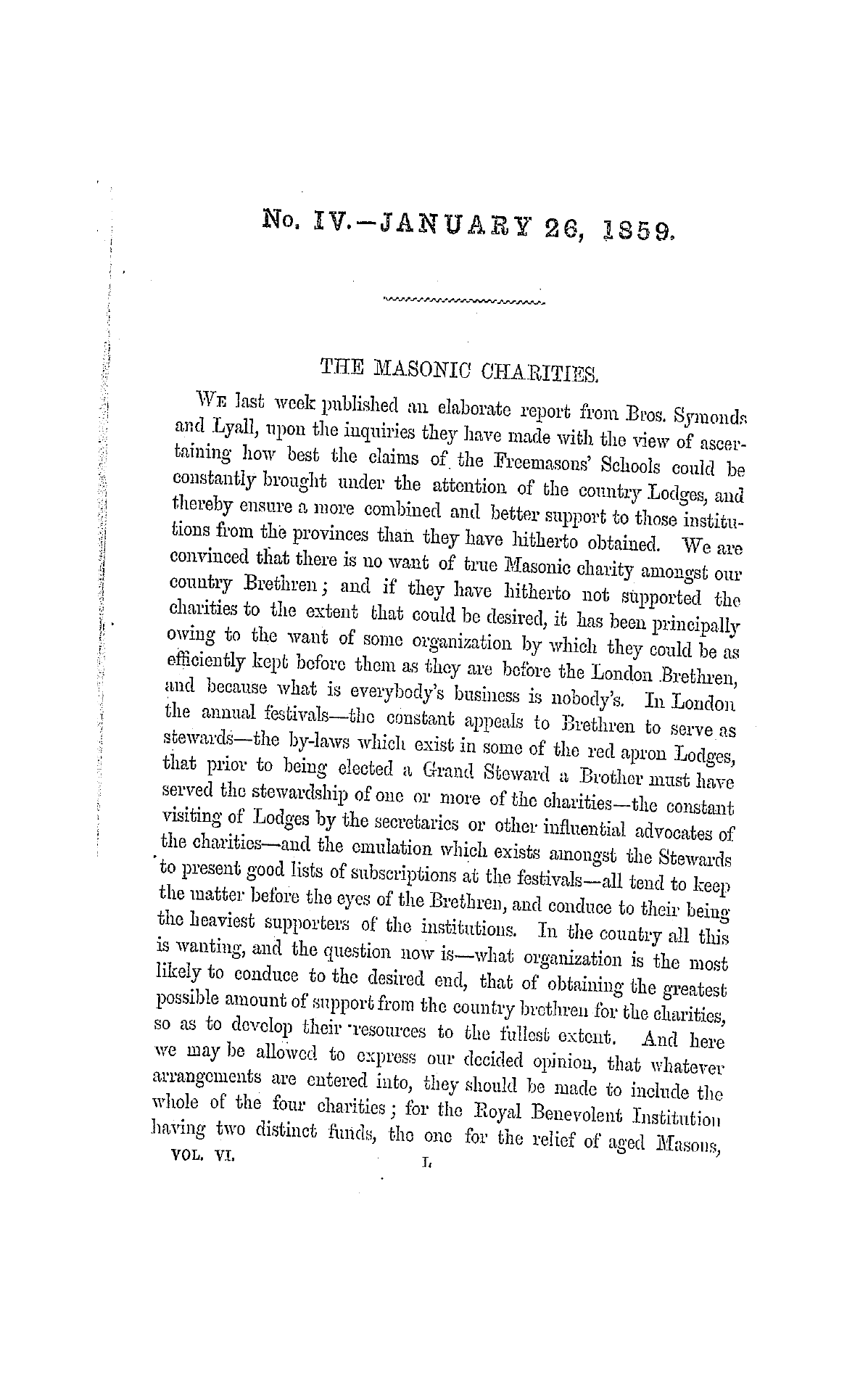 The Freemasons' Monthly Magazine