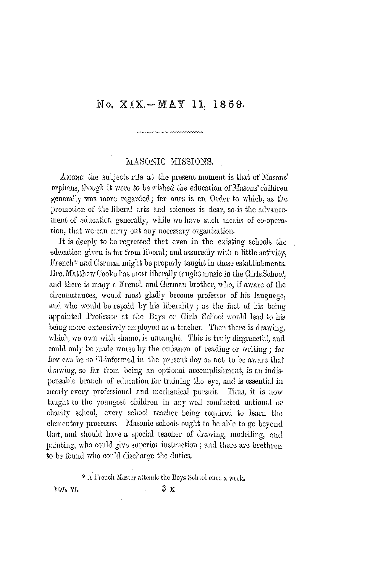 The Freemasons' Monthly Magazine