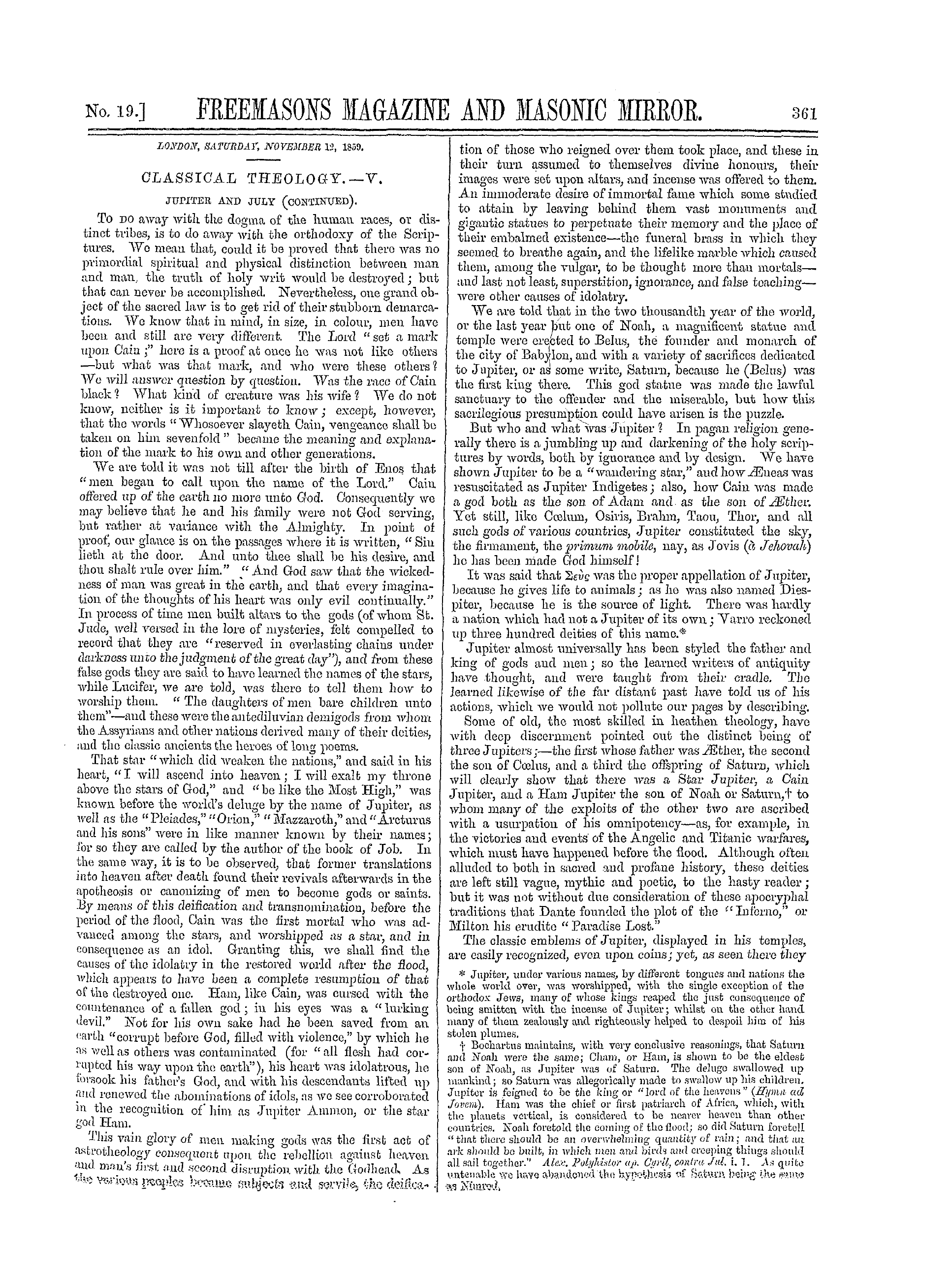 The Freemasons' Monthly Magazine