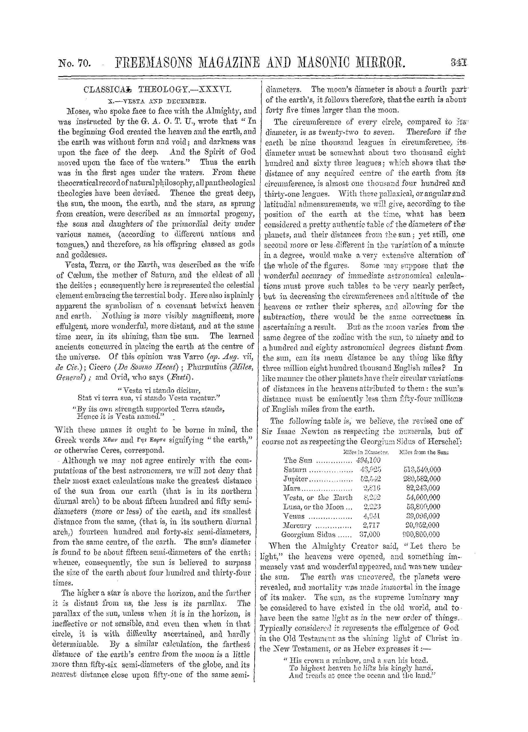 The Freemasons' Monthly Magazine