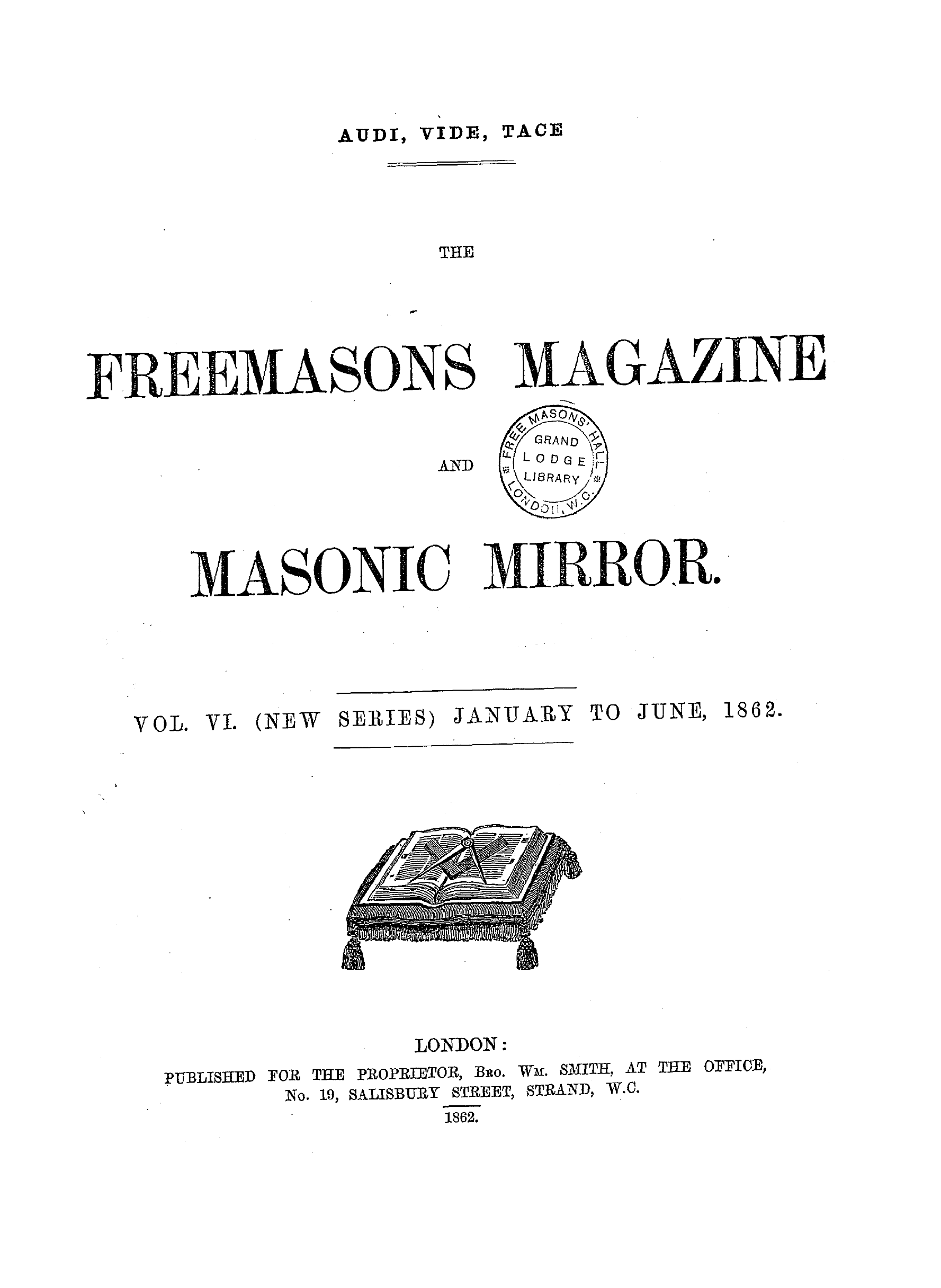The Freemasons' Monthly Magazine