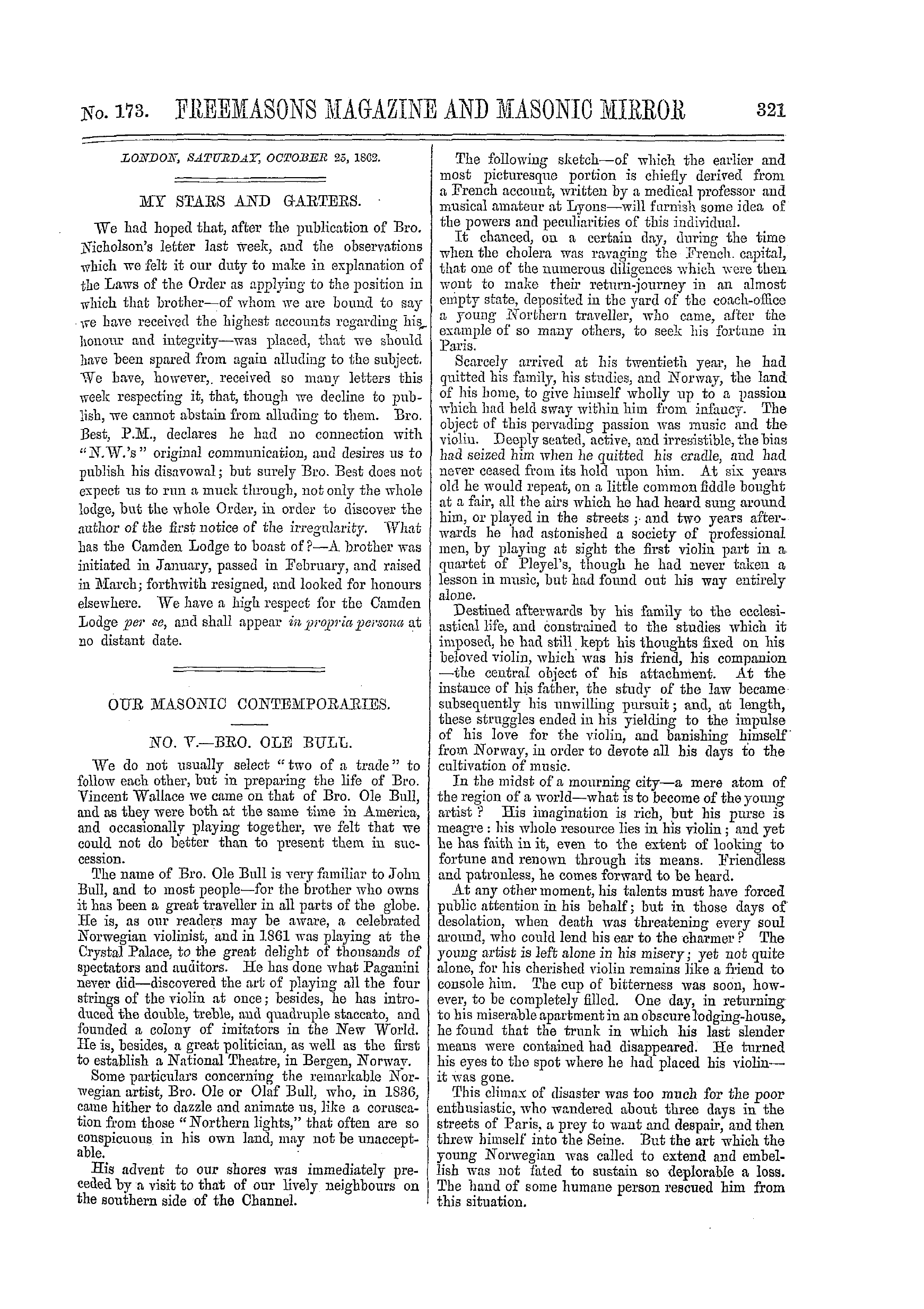 The Freemasons' Monthly Magazine