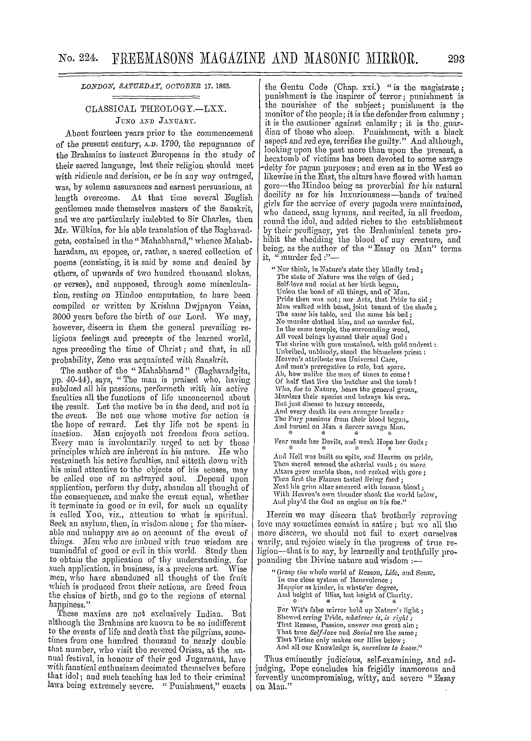 The Freemasons' Monthly Magazine