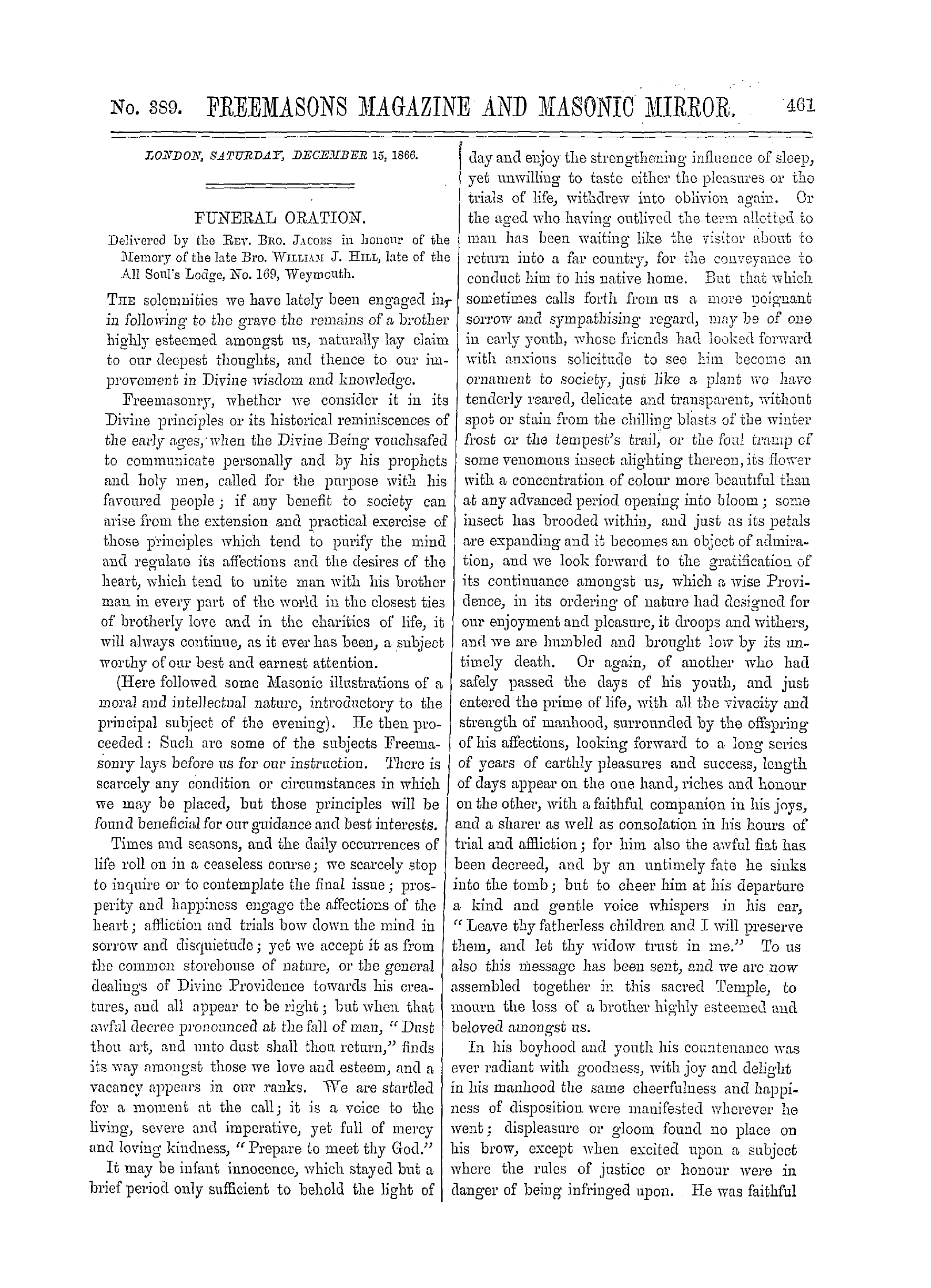 The Freemasons' Monthly Magazine