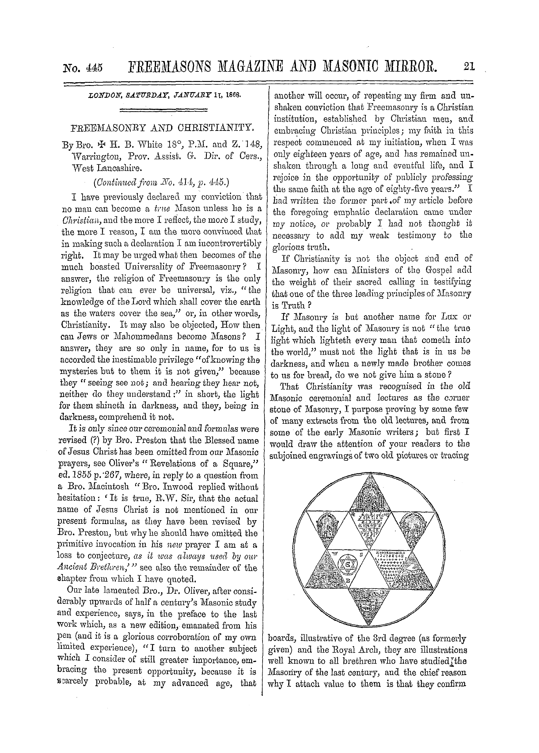 The Freemasons' Monthly Magazine