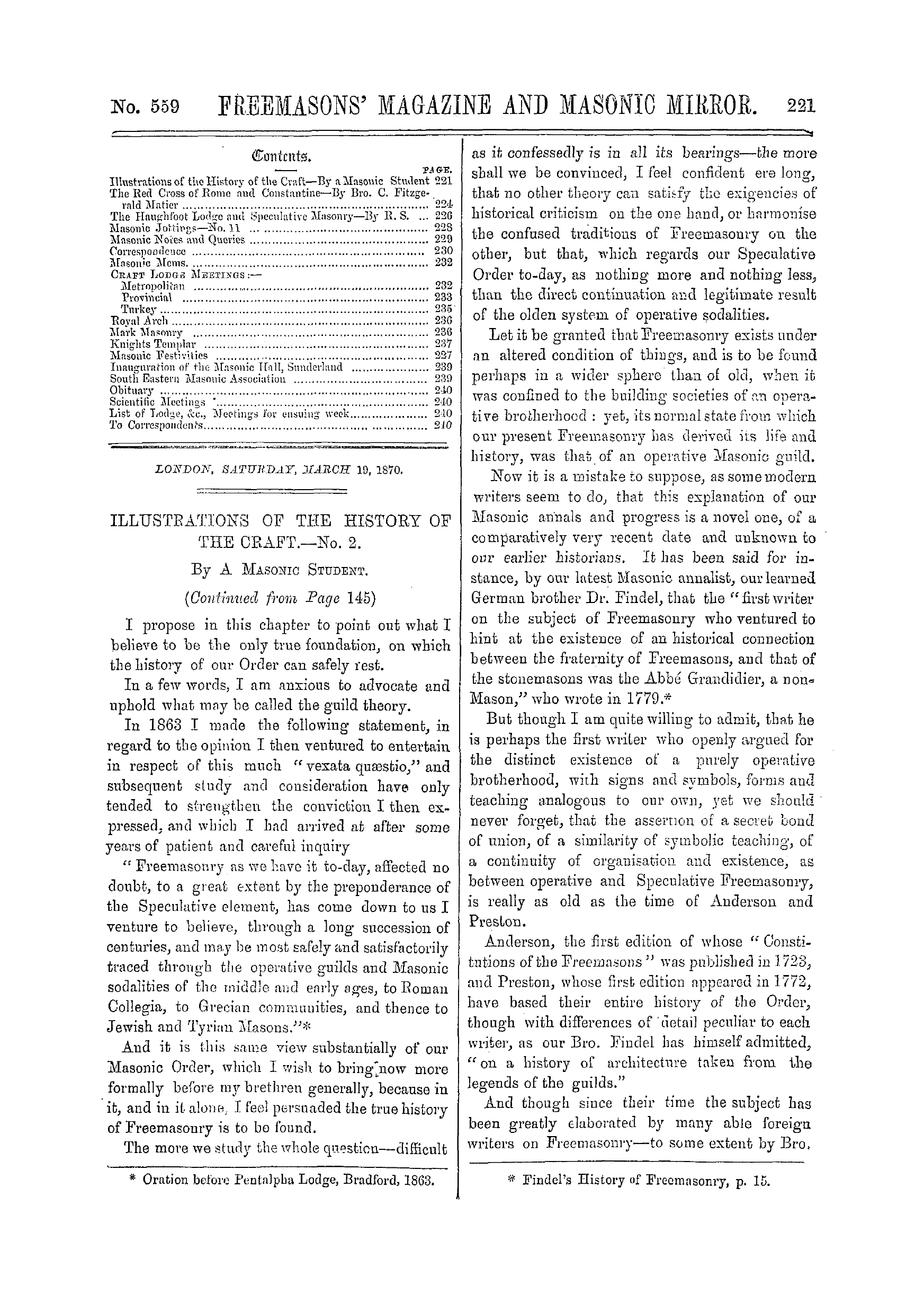 The Freemasons' Monthly Magazine