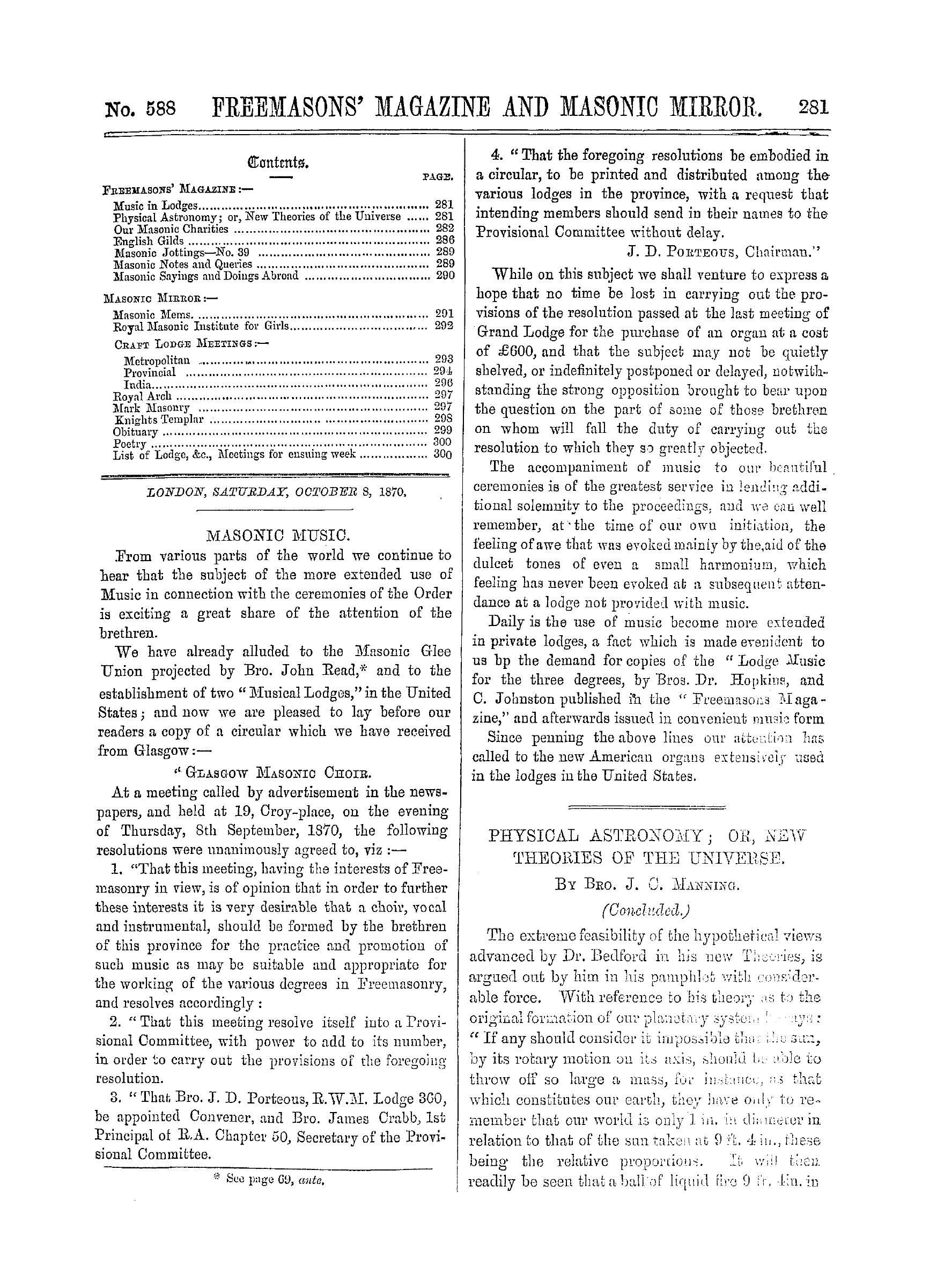 The Freemasons' Monthly Magazine