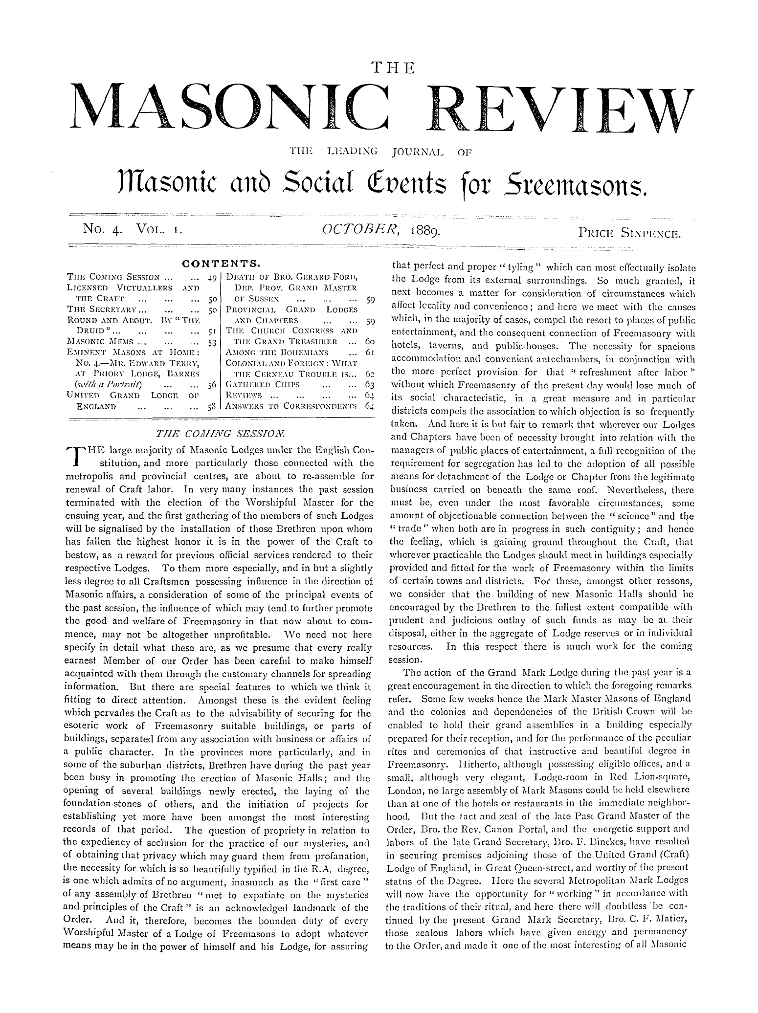 The Masonic Review
