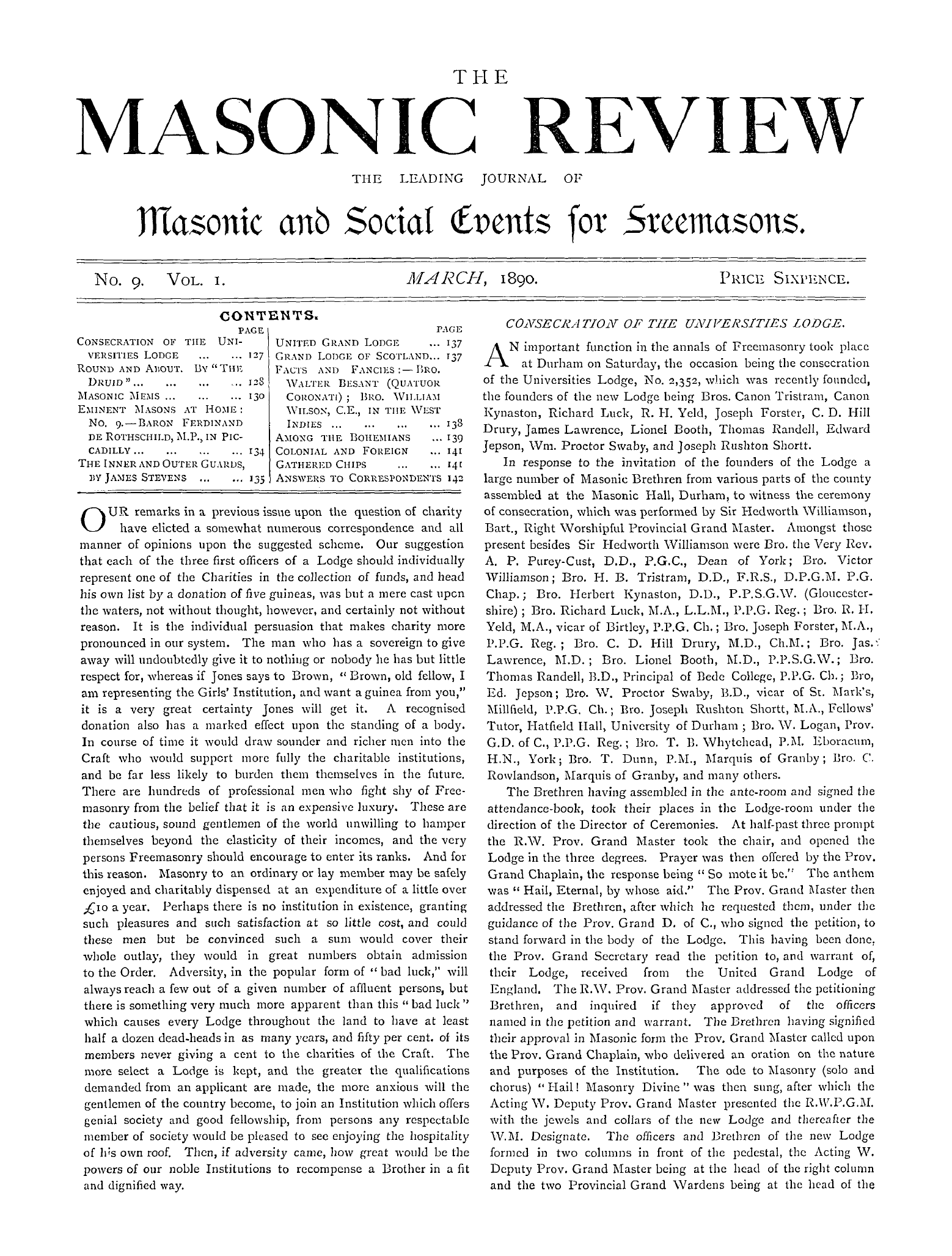 The Masonic Review
