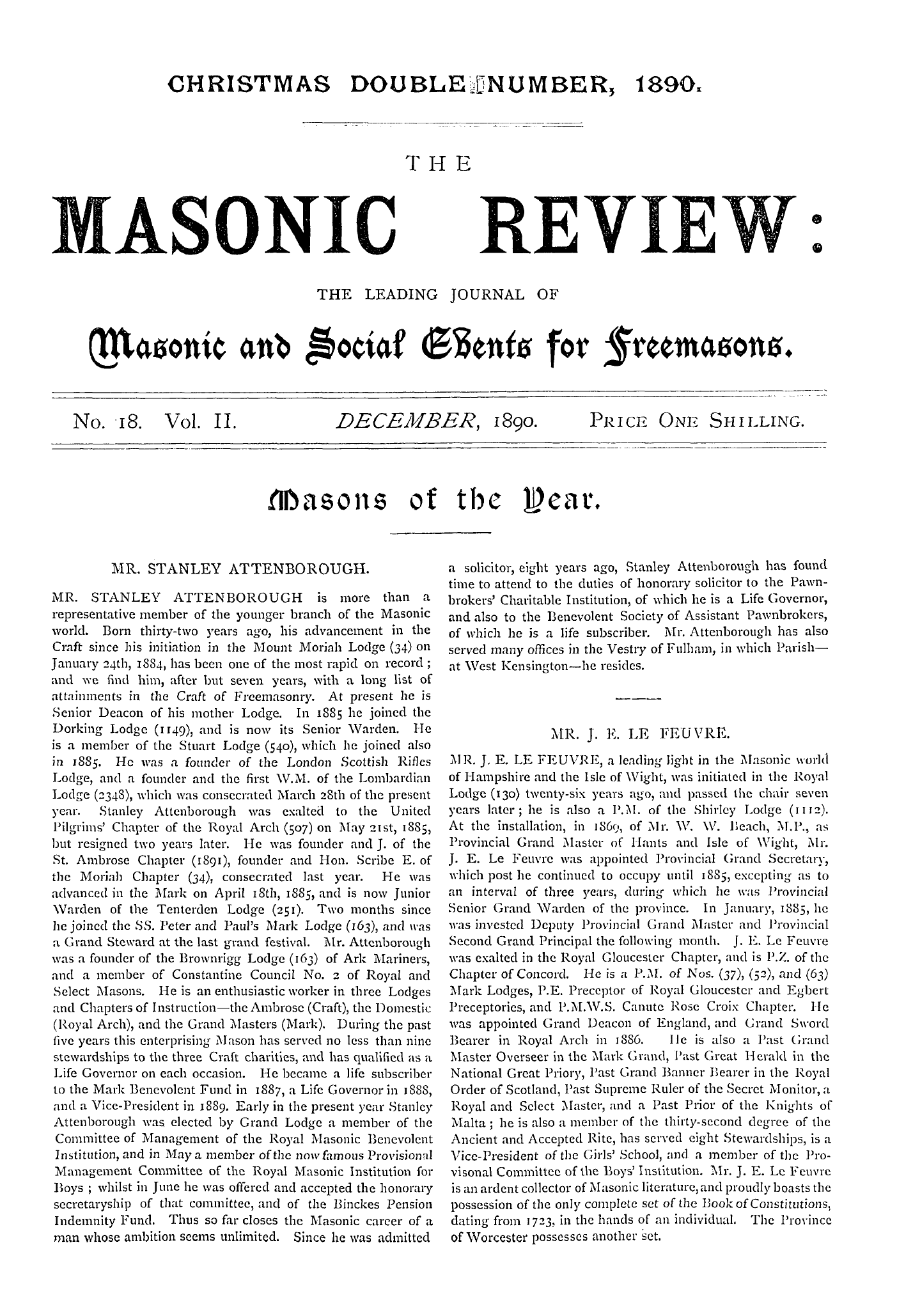 The Masonic Review