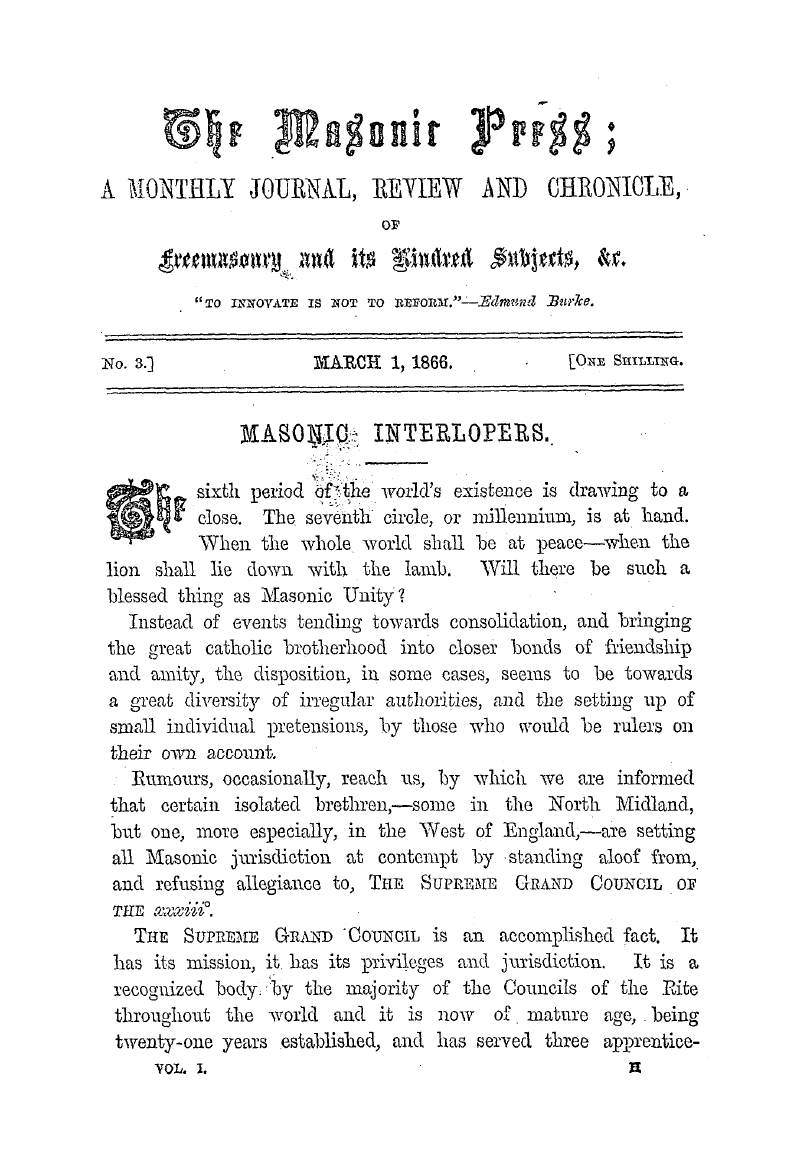 The Masonic Press